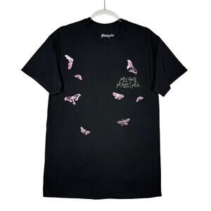 Melanie Martinez Portals Moth Short Sleeve Graphic Tee Medium Alt Black T-Shirt